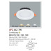 Đèn led âm trần Anfaco AFC-442 - 7W, 3CĐ
