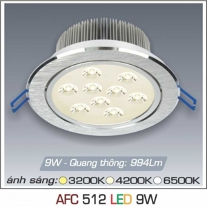 Đèn led âm trần Anfaco AFC-512 - 9W