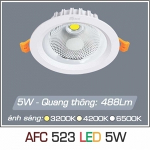 Đèn led âm trần Anfaco AFC-523 - 5W