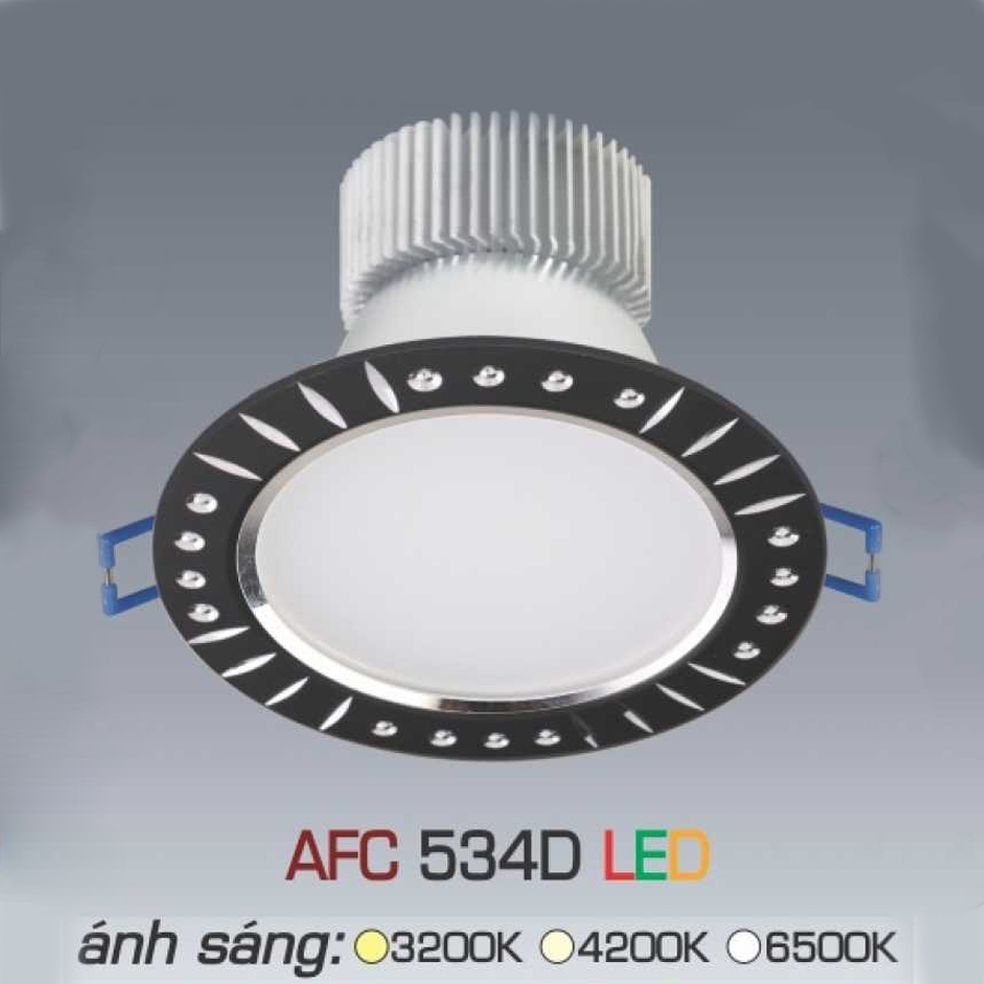 Đèn led âm trần Anfaco AFC-534D - 9W, 1CĐ