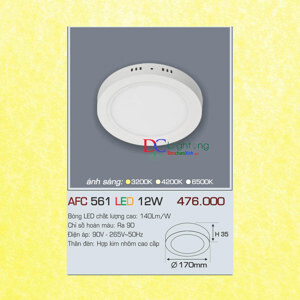 Đèn led âm trần Anfaco AFC 561 - 12W