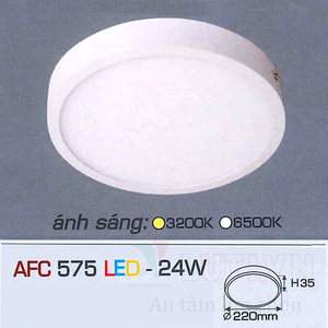 Đèn led âm trần Anfaco AFC-575 - 24W