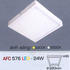 Đèn led âm trần Anfaco AFC-576 - 24W