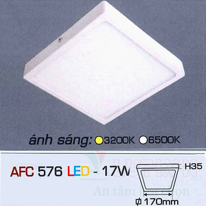 Đèn led âm trần Anfaco AFC-576 - 17W