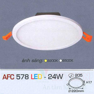 Đèn led âm trần Anfaco AFC-578 - 24W