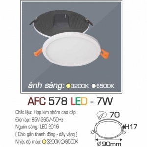 Đèn led âm trần Anfaco AFC-578 - 7W