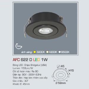 Đèn led âm trần Anfaco AFC-622 - 1W