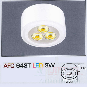Đèn led âm trần Anfaco AFC 643T - 3W
