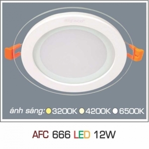 Đèn led âm trần Anfaco AFC-666 - 12W