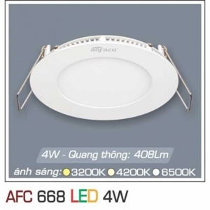 Đèn led âm trần Anfaco AFC-668 - 4W, 1CĐ
