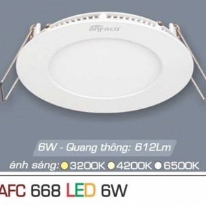 Đèn led âm trần Anfaco AFC-668 - 6W, 1CĐ