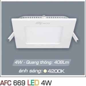 Đèn led âm trần Anfaco AFC-669 - 4W