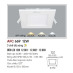 Đèn led âm trần Anfaco AFC-669 - 12W, 3CĐ