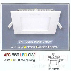 Đèn led âm trần Anfaco AFC-669 - 9W, 1CĐ