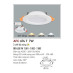 Đèn led âm trần Anfaco AFC-674T - 7W, 3CĐ