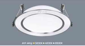 Đèn led âm trần Anfaco AFC-674T - 9W, 1CĐ