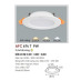 Đèn led âm trần Anfaco AFC-674T - 9W, 3CĐ