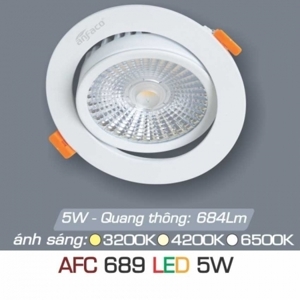 Đèn led âm trần Anfaco AFC-689 - 5W