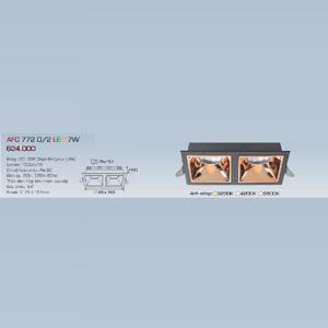 Đèn led âm trần Anfaco AFC-727 - 7W