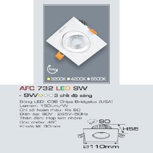 Đèn led âm trần Anfaco AFC-732 - 9W