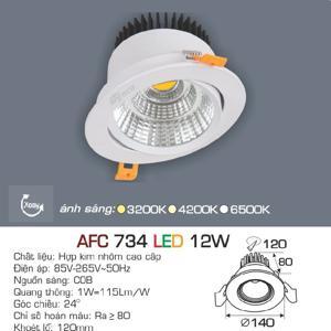 Đèn led âm trần Anfaco AFC-734 - 12W