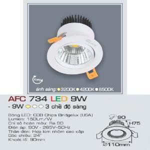 Đèn led âm trần Anfaco AFC-734 - 9W