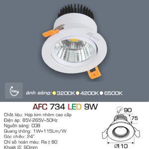 Đèn led âm trần Anfaco AFC-734 - 9W