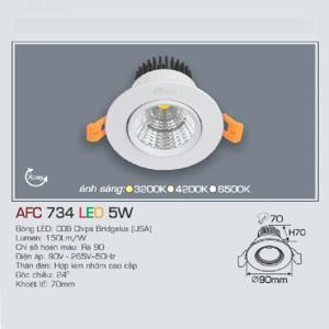 Đèn led âm trần Anfaco AFC-734 - 5W