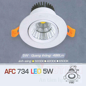 Đèn led âm trần Anfaco AFC-734 - 5W