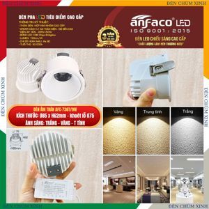 Đèn led âm trần Anfaco AFC-736-9W