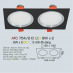 Đèn led âm trần Anfaco AFC-754/2 - 9Wx2, 3CĐ