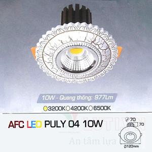 Đèn led âm trần Anfaco AFC-PULY-04 - 10W
