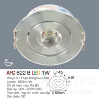 Đèn led âm trần Anfaco AFC-622-1W