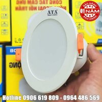 Đèn led âm trần cảm ứng vi sóng ATA 07W (Cảm biến vi sóng độ nhạy cao)(LED 7W siêu sáng, tiết kiệm điện)(tự động bật tắt khi có người khu vực trời tối(thiếu ánh sáng)