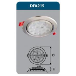 Đèn led âm trần chiếu điểm Duhal DFA215 15W