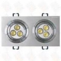 Đèn led âm trần chiếu điểm mặt vuông 6W DFC202 Duhal