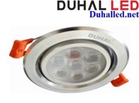 ĐÈN LED ÂM TRẦN CHIẾU ĐIỂM DUHAL 7W DFA207