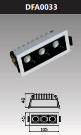 Đèn led âm trần chiếu sâu mini 9w DFA0033