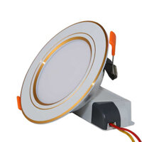 Đèn LED âm trần đổi màu D AT08L ĐM 90/7W Rạng đông