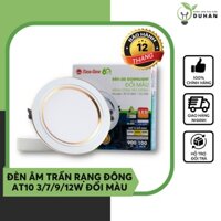 Đèn led âm trần đổi màu Rạng Đông AT10 90/7w/9w đèn chiếu sáng thông minh tiết kiệm điện - Duhan shop