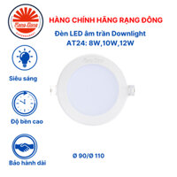 Đèn LED âm trần Downlight AT24 PLUS Rạng Đông 8W, 10W, 12W Ø90, Ø110