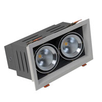 Đèn LED âm trần Downlight đôi COB 9Wx2 D AT12L 240×125/9Wx2.DA