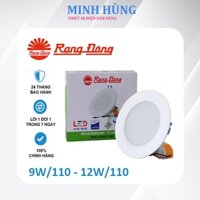 Đèn LED âm trần downlight mắt trâu 9w/110 - 12w/110 Rạng Đông