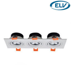 Đèn led âm trần ELV ELV803E-M - 3x7W