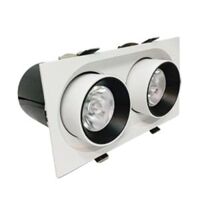 Đèn Led âm trần GS Lighting Rọi chỉnh hướng đôi GSATDR