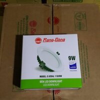 Đèn LED âm trần  lõi nhôm 110/9W Rạng Đông DAT04L