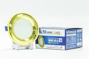 Đèn LED âm trần mặt cong Nano – Gold 7W – Đơn sắc TLC-ANG-VV-7W