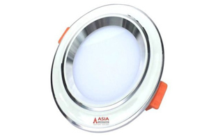 Đèn led âm trần mặt lõm viền trắng 5w Asia MLTDS5