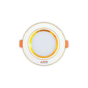 Đèn led âm trần mặt vàng 7W Asia MV7-DS
