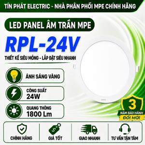 Đèn led âm trần MPE RPL-24V 24W